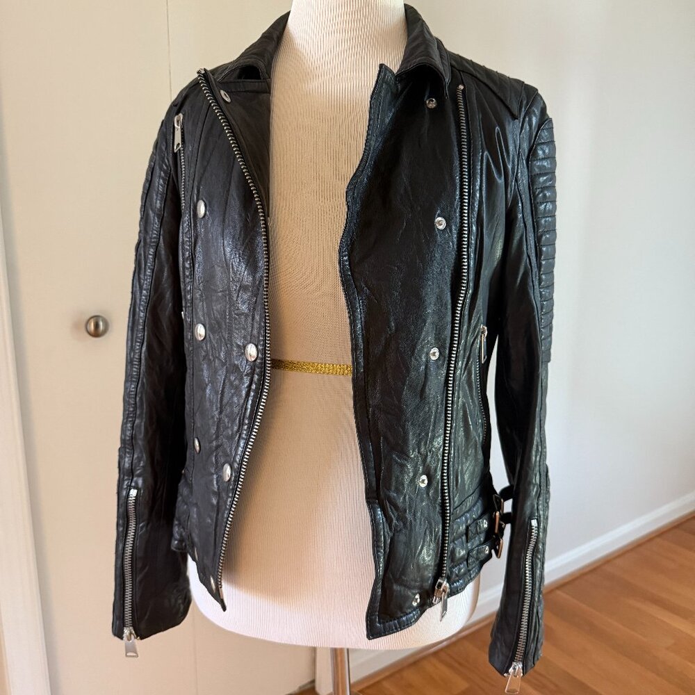 Annie Bing Leather Moto Jacket